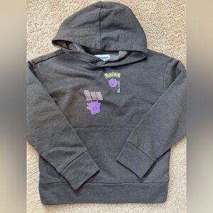 Boys Old Navy Pokemon Gengar Hoodie Sweatshirt. EUC